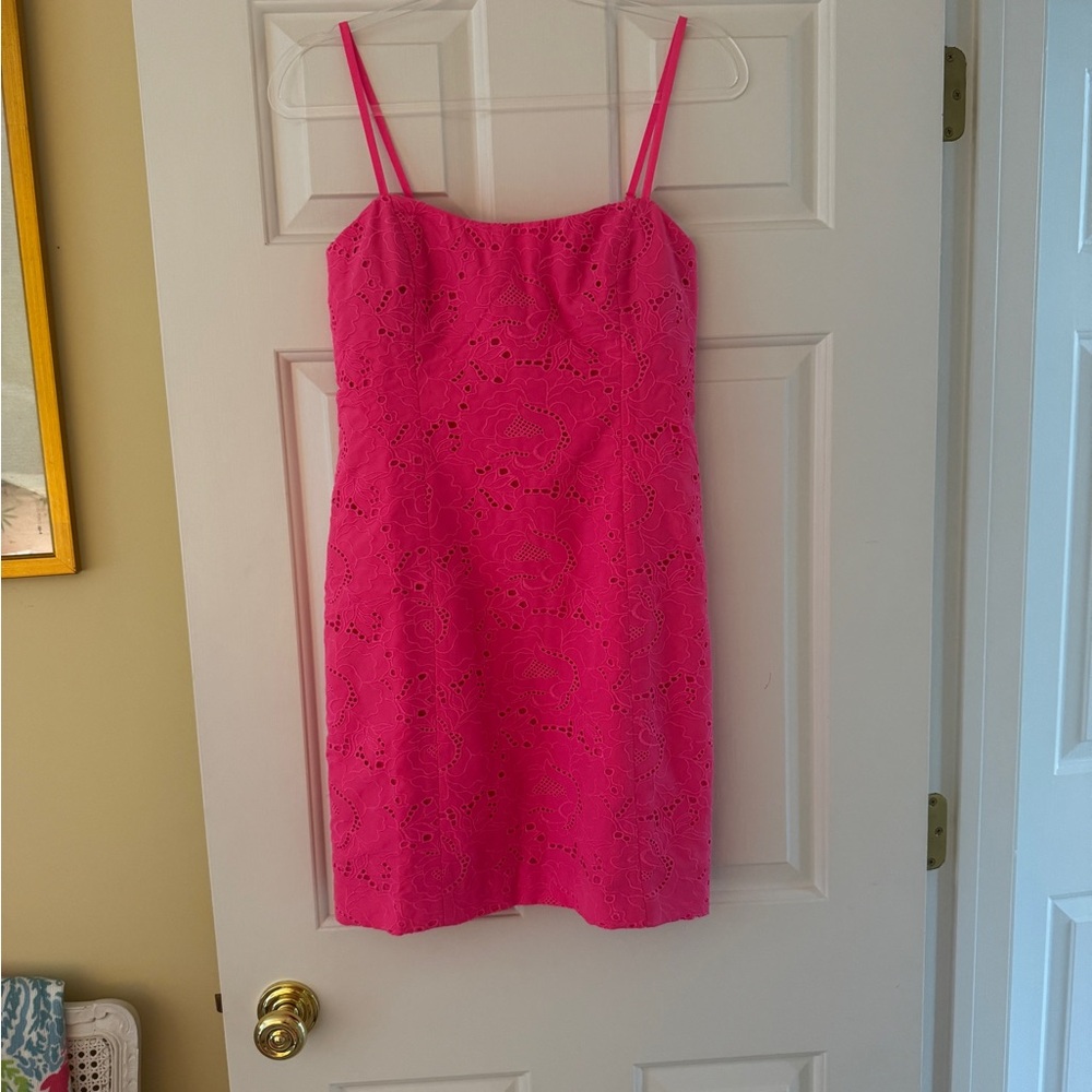 Lilly Pulitzer Roxie Pink Eyelet Dress
